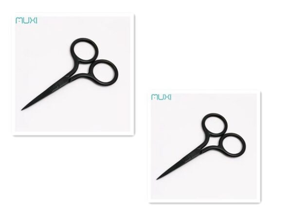 Black straight scissors