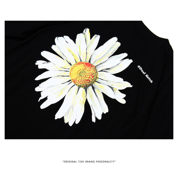 Small daisy flower print short sleeve