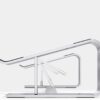 Laptop Stand, Computer Stand for Laptop, Aluminium Laptop Riser, Ergonomic Laptop Holder Compatible with MacBook Air Pro, Dell XPS, More 10-17 Inch Laptops Work from Home-Sliver Amazon Banned