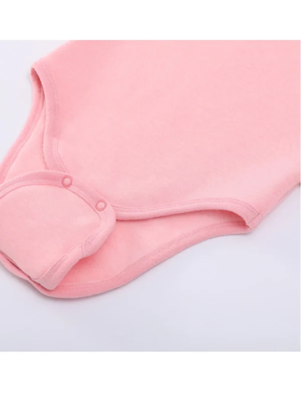 Fleece Thickened Baby Jumpsuit for Autumn and Winter Warmth